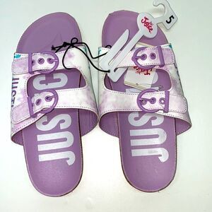 🔥JUSTICE GIRLS  sandals shoes sz 5 New
